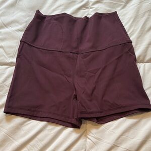 Women's Burgundy Shorts